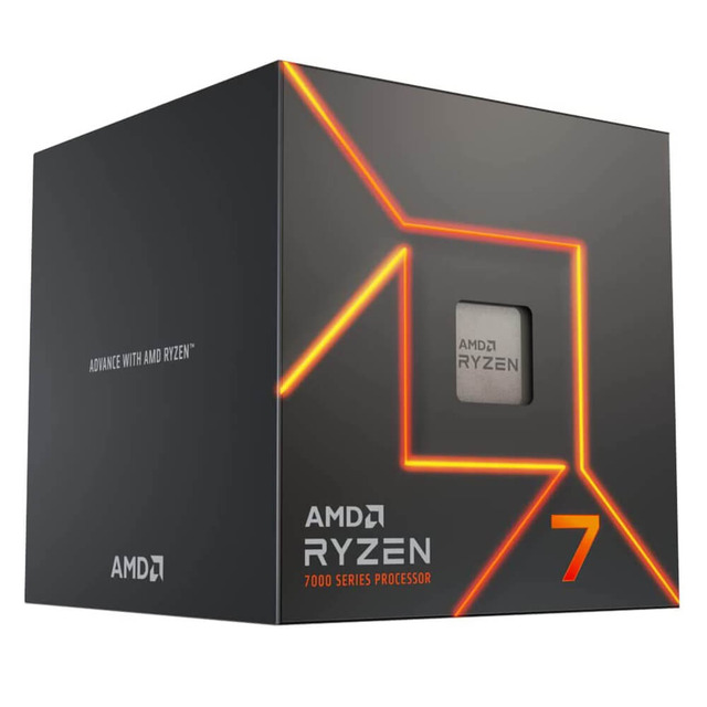 Procesador AMD RYZEN 7 7700 / 5.3 GHZ / 8 Núcleos / Socket AM5 / AMD Radeon Graphics 
