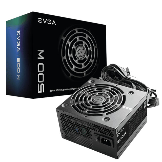 Fuente de Poder EVGA 100-W1-0500-KR 80 PLUS / ATX / 120mm / 500W