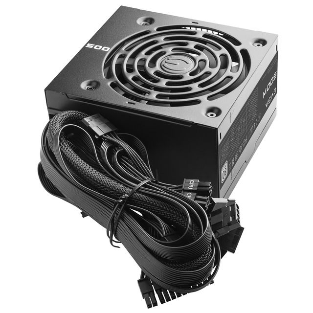 Fuente de Poder EVGA 100-W1-0500-KR 80 PLUS / ATX / 120mm / 500W