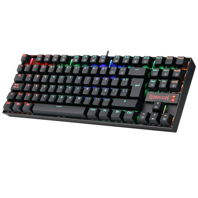 Teclado Redragon Kumara / RGB / Mecánico / Outemu Red / Alámbrico / Negro