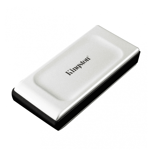 Unidad de Estado Sólido SSD Externo Kingston XS2000 / 1TB / USB C / Negro/Plata