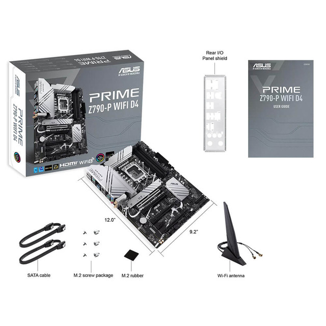 Tarjeta Madre ASUS ATX PRIME Z790-P WIFI D4 / Socket 1700 / Intel Z790 / HDMI / 128GB DDR4