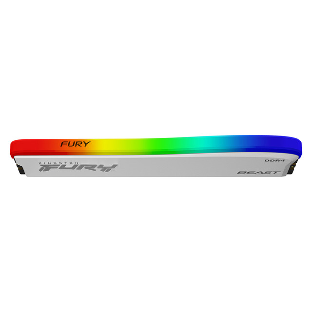 Memoria RAM 8GB 3600MHz Kingston Fury Beast DDR4 RGB SPECIAL EDITION / 3600MHz / White