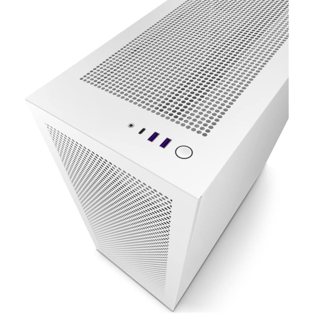 Gabinete NZXT H7 FLOW Blanco / Cristal Templado / ATX