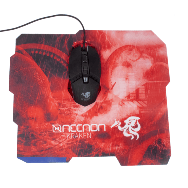Kit Gamer Necnon 4 EN 1 KRAKEN  / TECLADO / MOUSEPAD / MOUSE / AUDIFONOS