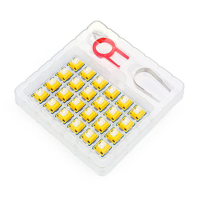 Switches Mecanicos Redragon Bullet-B Parrot, More Reliable Tactile (Equivalent Blue), 24 Pcs