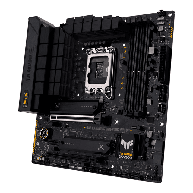 Tarjeta Madre ASUS TUF GAMING B760M-PLUS WIFI D4 / Micro-ATX / Socket1700 / Intel B760