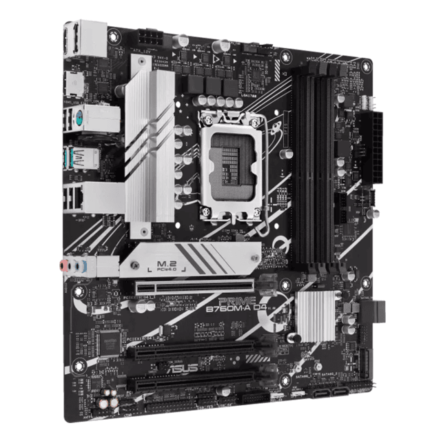 Tarjeta Madre ASUS PRIME B760M-A D4 / Chipset B760M / Intel 13va y 12va Generación / DDR4 / Micro-Atx