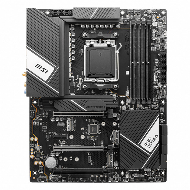 Tarjeta Madre MSI PRO X670-P WIFI / Socket AM5 / ATX / DDR5 / SATA3 y USB3.2 / M.2 / WiFi / Ryzen 7000