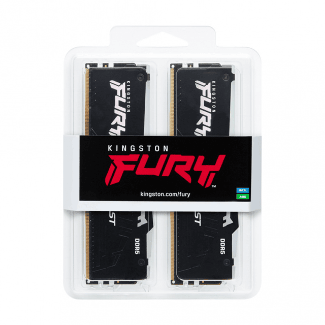 Kit Memoria RAM Kingston FURY Beast RGB DDR5 / 4800MHz / 32GB (2 x 16GB)