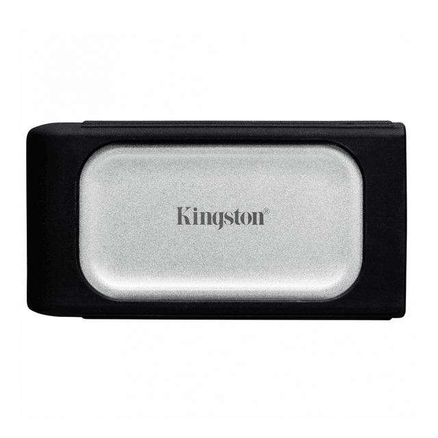 Unidad de Estado Sólido SSD Externo Kingston XS2000 / 1TB / USB C / Negro/Plata