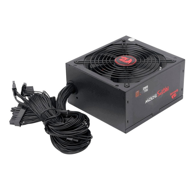 Fuente de poder Redragon RGPS 500W / 80 Plus Bronze