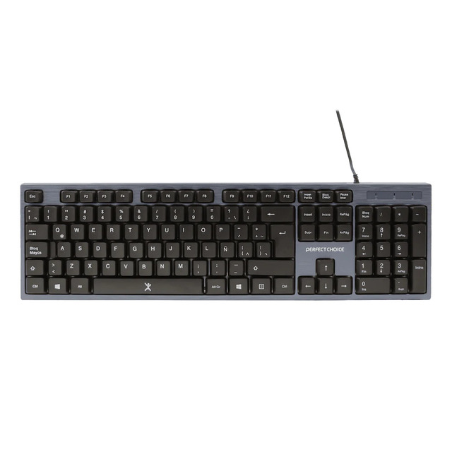 Kit Perfectchoice / Teclado / Mouse / Audifonos / Azul