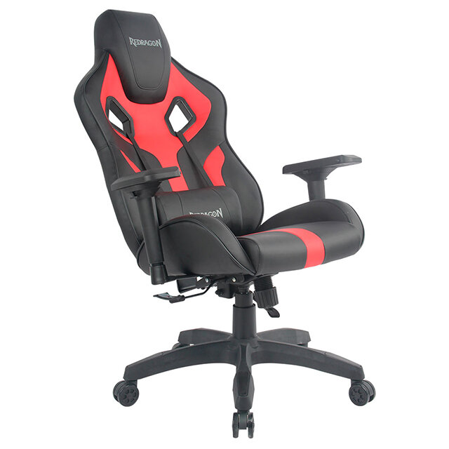 Silla Gamer Redragon Capricornus, Hasta 150kg Negro/ Rojo