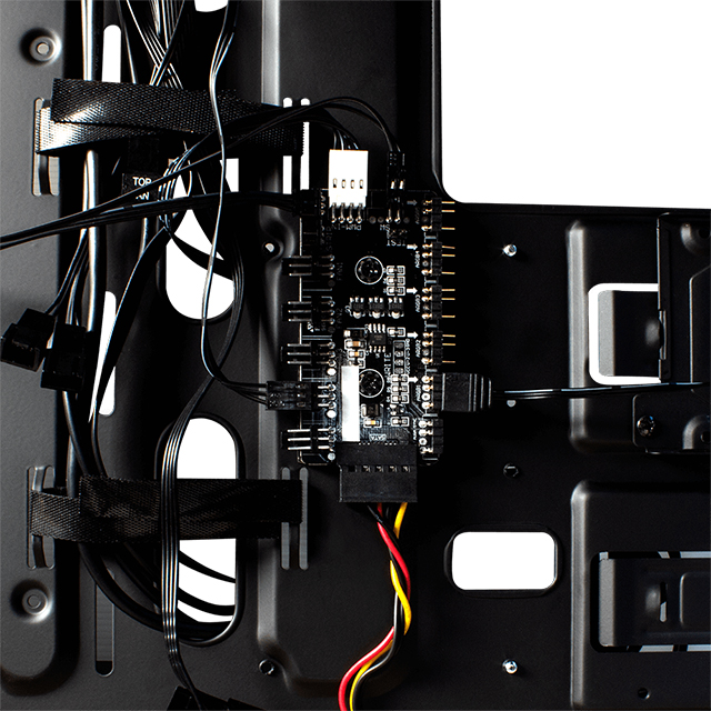 Gabinete Game Factor CSG601 LED RGB Infinity Mirror / E-ATX / Frontal Cristal Templado