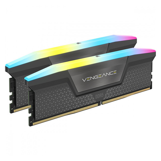Memoria Ram Corsair Vengeance RGB DDR5 RAM 32GB (2x16GB) / 5200MHz / Black