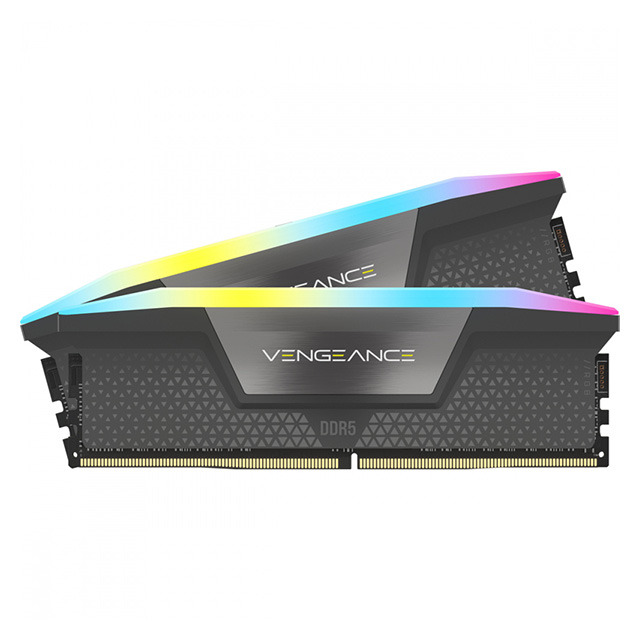 Memoria Ram Corsair Vengeance RGB DDR5 RAM 32GB (2x16GB) / 5200MHz / Black