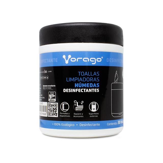 Vorago Toallas Humedas para Pantallas 