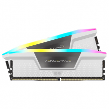 Memoria Ram Corsair Vengeance RGB DDR5 RAM 32GB (2x16GB) / 5200MHz / White