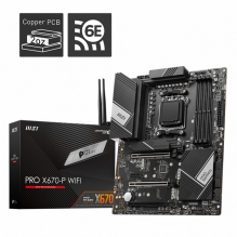 Tarjeta Madre MSI PRO X670-P WIFI / Socket AM5 / ATX / DDR5 / SATA3 y USB3.2 / M.2 / WiFi / Ryzen 7000