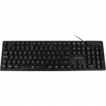 Teclado Alámbrico de Teclas Redondas Conector USB 