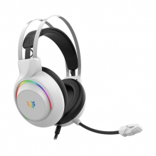 Audífonos Gamer / Hesix II HS688 / Alámbricos / Blanco