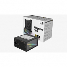 Fuente de Poder Aerocool Mirage 80 PLUS Gold / 20+4 pin ATX / 120mm / 750W