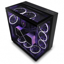 NZXT H9 Elite / Negro / ATX Mid Tower / Incluye 3 Ventiladores RGB y 1 Sin RGB 
